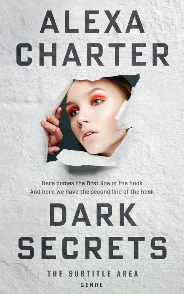 Front view of Quill Gray #22021 - Premade Mystery & Thriller & Suspense Book Cover