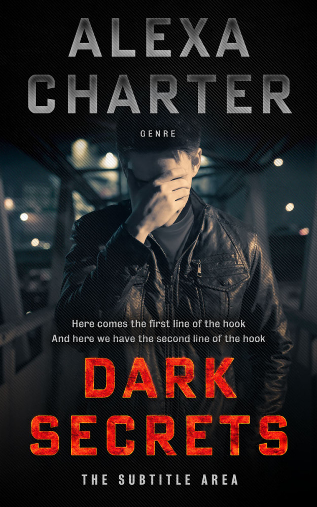 Front view of Woodsmoke #22026 - Premade Mystery & Thriller & Suspense Book Cover