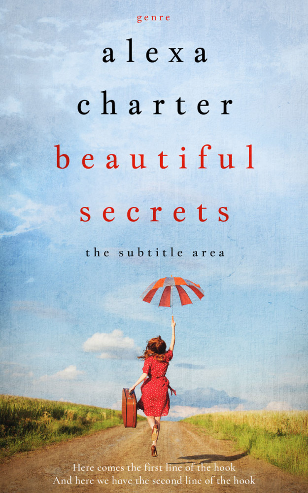 Front view of Periwinkle Gray #22059 - Premade Travel Book Cover | BookCoverZone