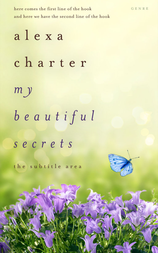 Front view of Aths Special #22074 - Premade Fantasy Book Cover