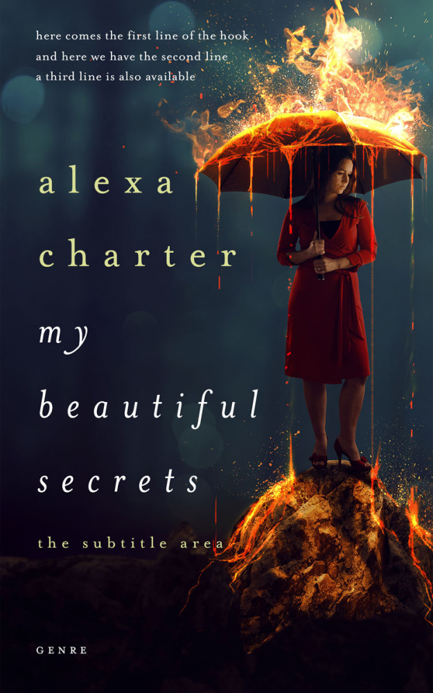 Front view of Baltic Sea #22093 - Premade Surreal Book Cover