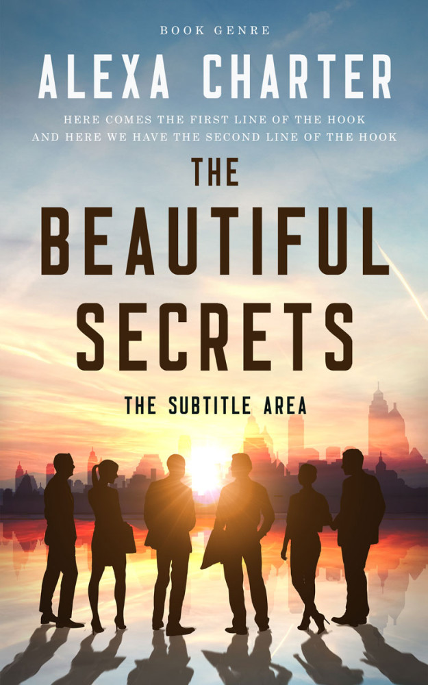 Front view of Bone #22101 - Premade Business Book Cover | BookCoverZone