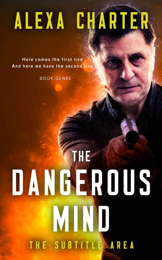 Front view of Fire Bush #22130 - Premade Mystery & Thriller & Suspense Book Cover