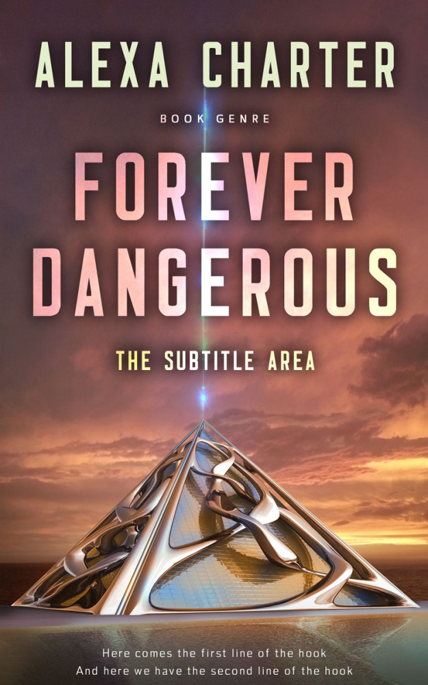 Front view of Congo Brown #22137 - Premade Science Fiction Book Cover | BookCoverZone