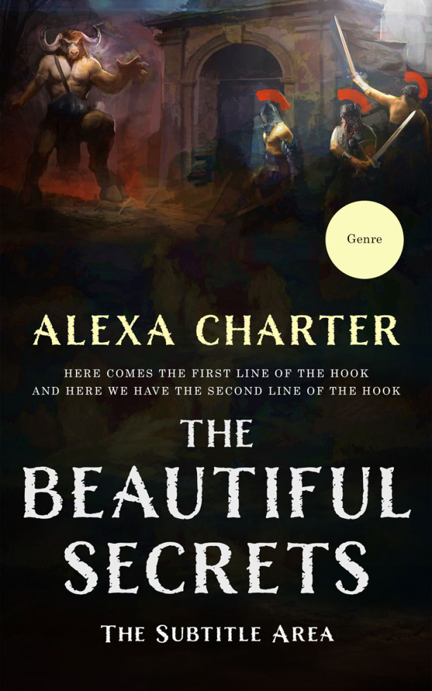 Front view of Zeus #22151 - Premade Fantasy Book Cover