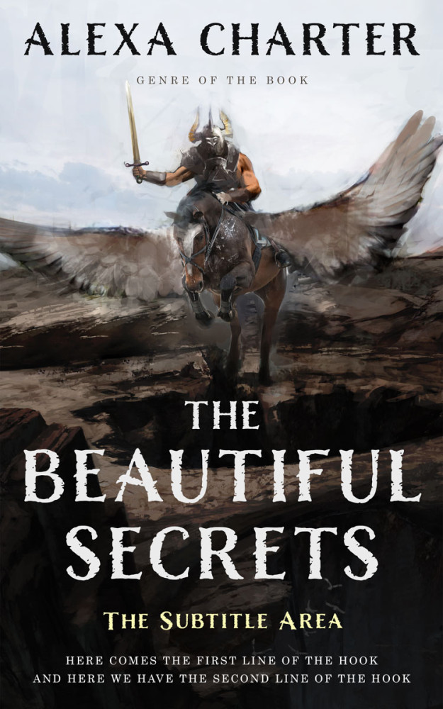 Front view of Dune #22153 - Premade Fantasy Book Cover