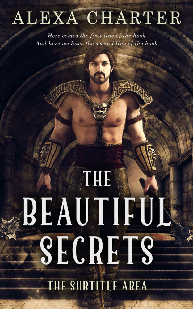 Front view of Thunder #22157 - Premade Fantasy Book Cover | BookCoverZone