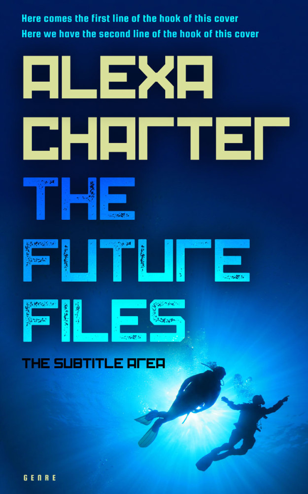 Front view of Green Vogue #22210 - Premade Mystery & Thriller & Suspense Book Cover