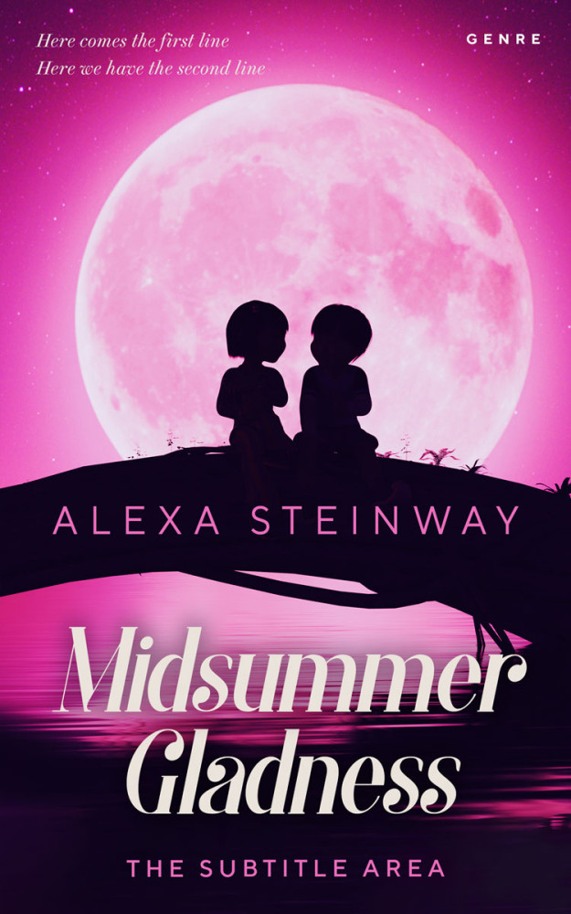 Front view of Kobi #22241 - Premade Surreal Book Cover