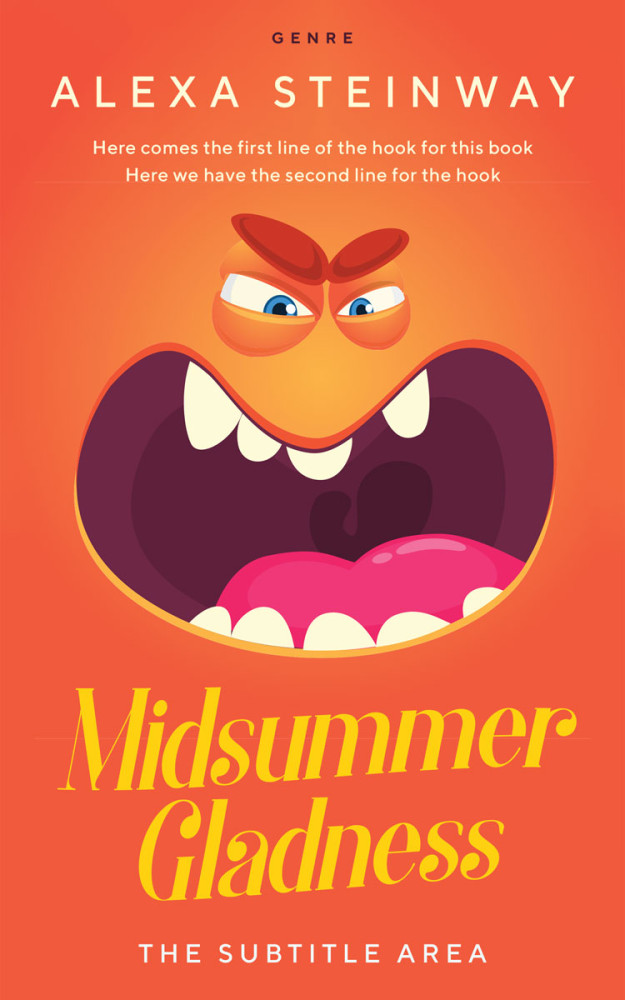 Front view of Flamingo #22243 - Premade Paranormal & Urban Book Cover