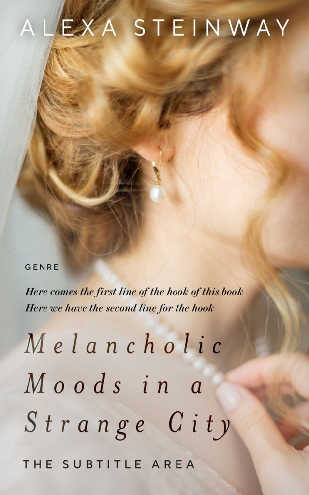 Front view of Soft Amber #22318 - Premade Romance Book Cover