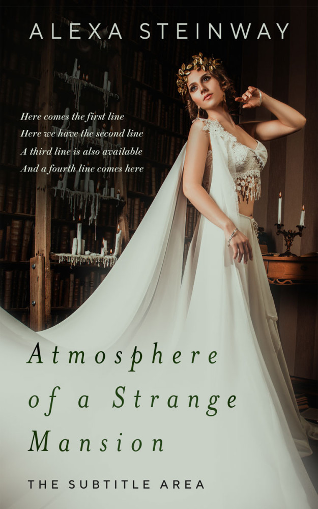 Front view of Kangaroo #22321 - Premade Fantasy Book Cover