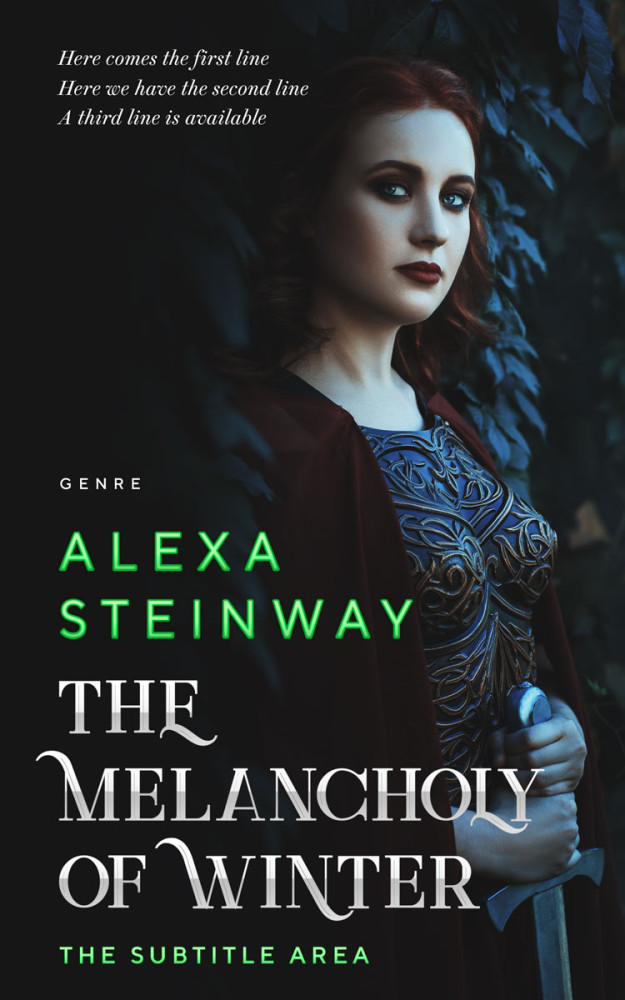 Front view of Shark #22330 - Premade Historical Book Cover