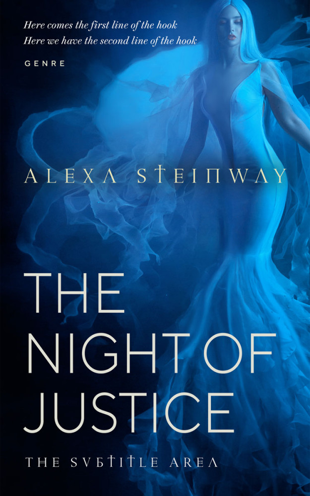 Front view of Catalina Blue #22343 - Premade Fantasy Book Cover