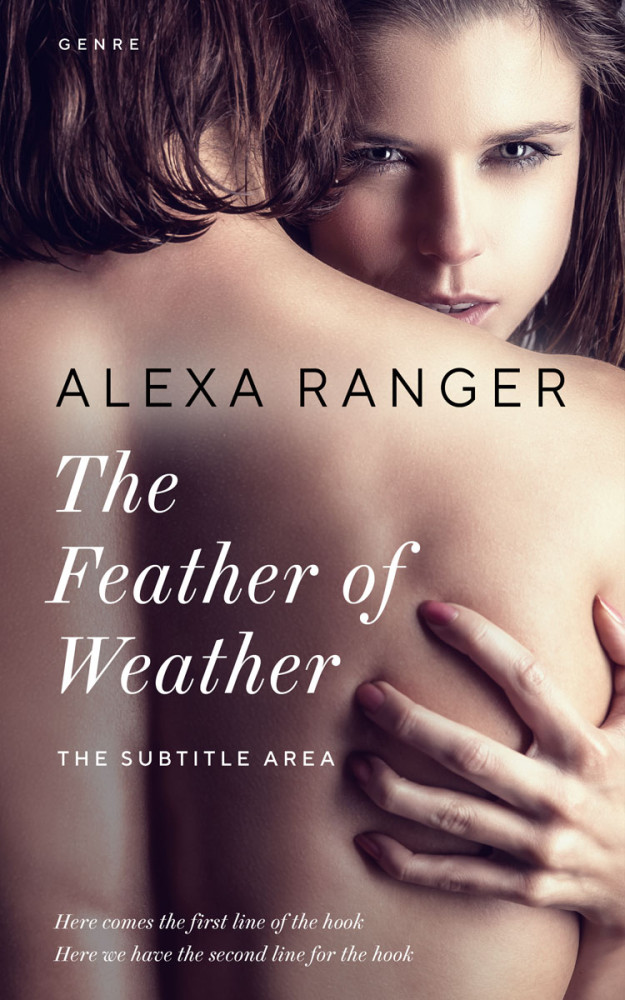 Front view of Falcon #22349 - Premade Erotica Book Cover