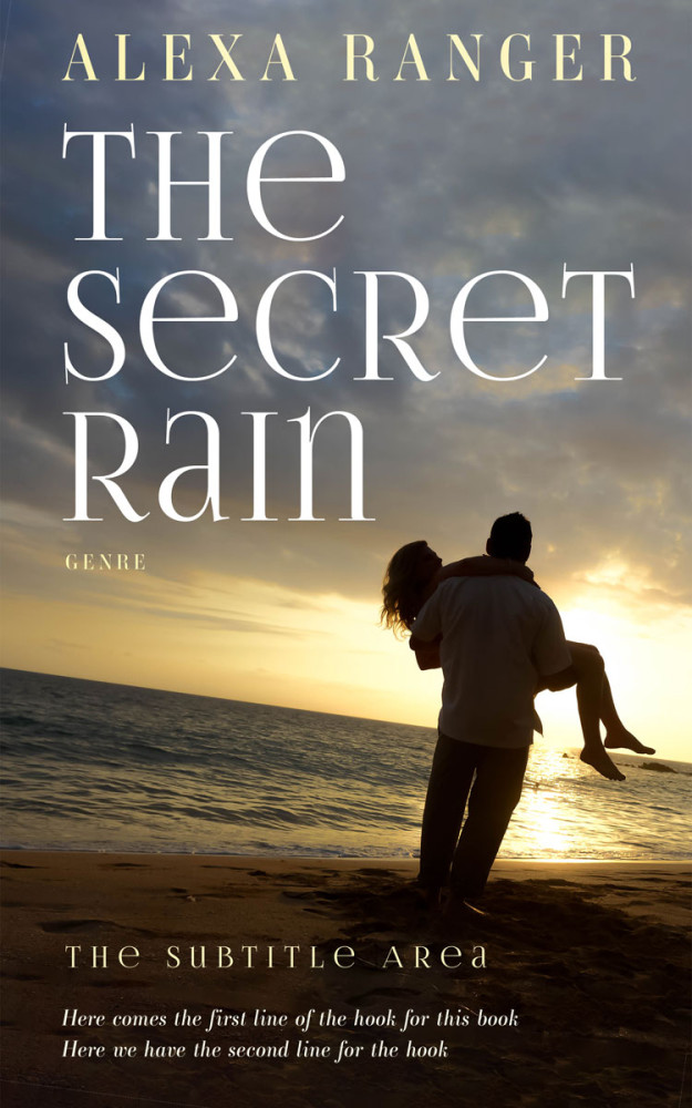 Front view of Masala #22357 - Premade Romance Book Cover