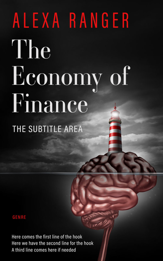 Front view of Cod Gray #22387 - Premade Health & Mind & Body Book Cover