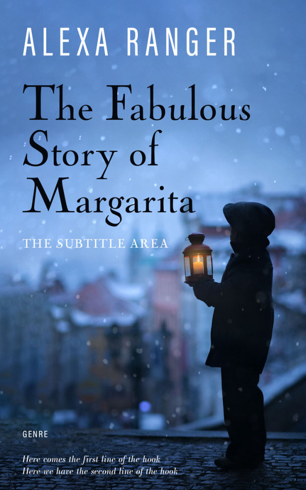 Front view of Steel Blue #22400 - Premade Teen & Young Adult Book Cover | BookCoverZone