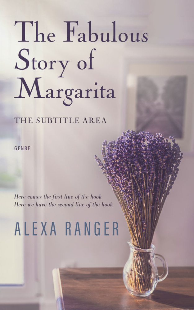 Front view of Silver Rust #22403 - Premade Literary Fiction Book Cover