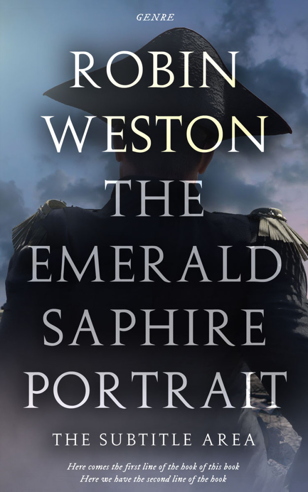 Front view of Charade #22413 - Premade Historical Book Cover | BookCoverZone