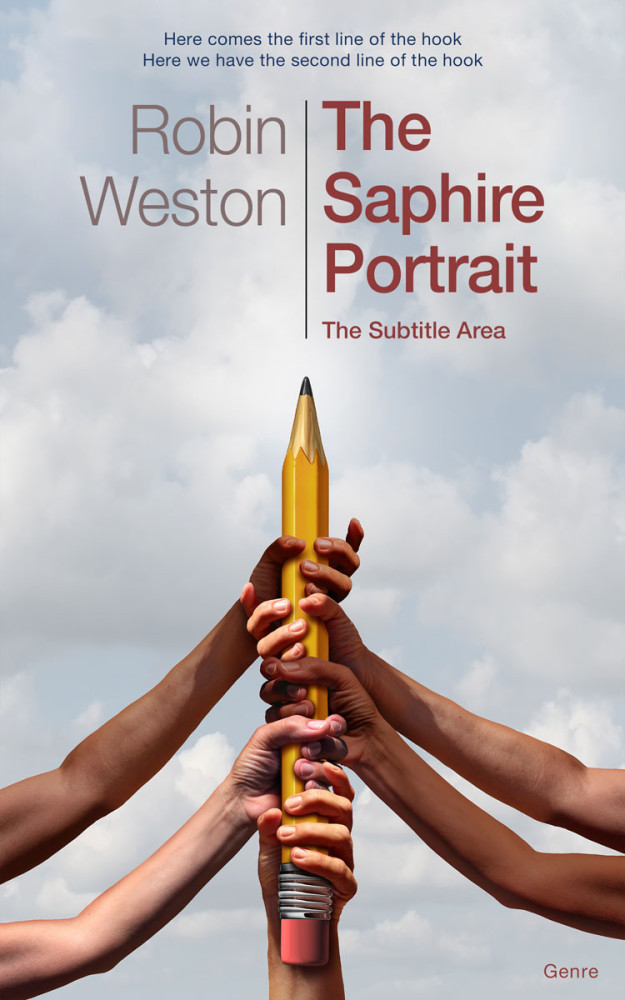 Front view of Iron #22421 - Premade Business Book Cover