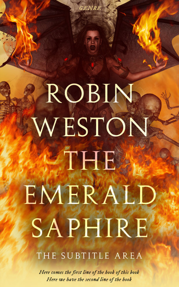 Front view of Bull Shot #22441 - Premade Fantasy Book Cover | BookCoverZone