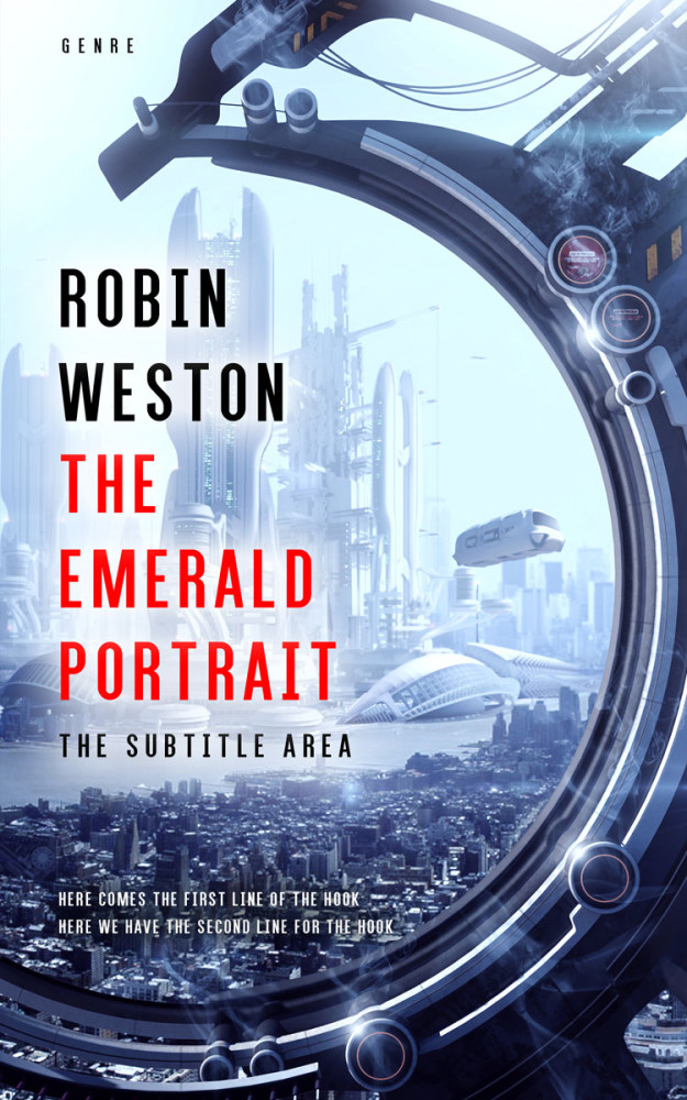 Front view of Cloud Burst #22496 - Premade Science Fiction Book Cover