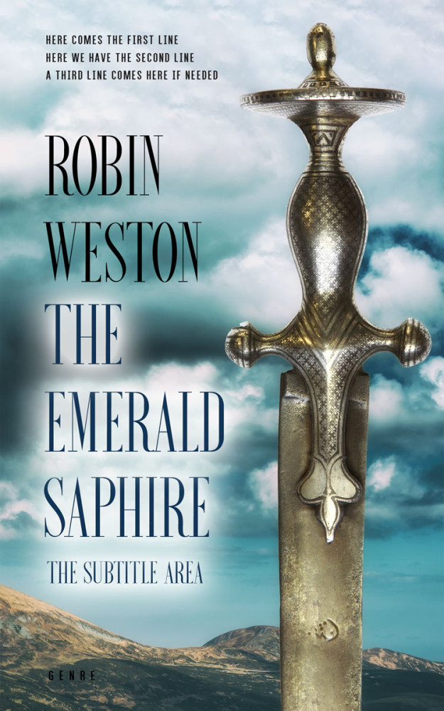 Front view of Tiara #22513 - Premade Fantasy Book Cover