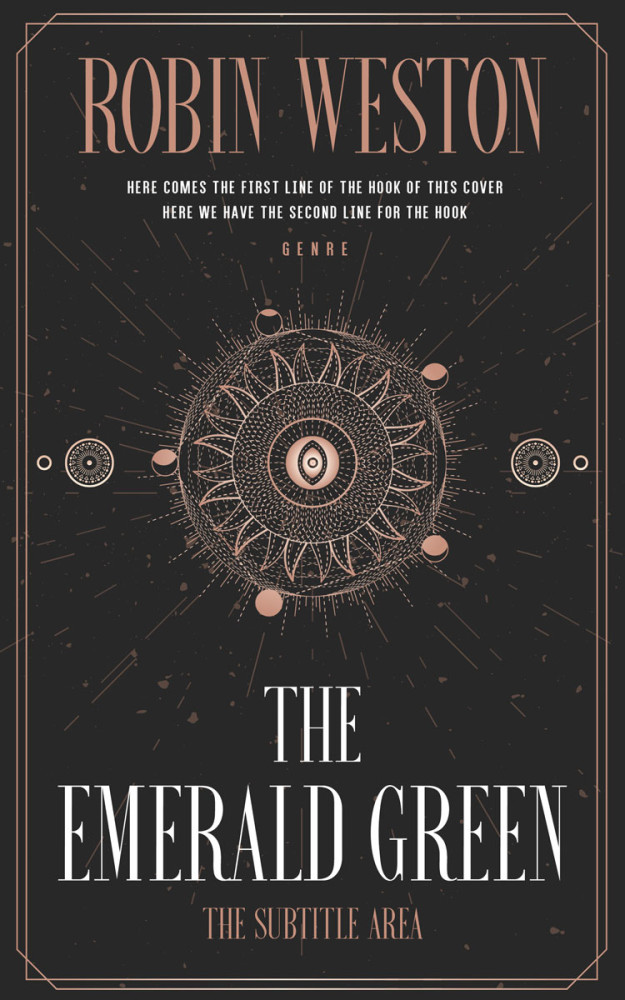 Front view of Mine Shaft #22517 - Premade Fantasy Book Cover