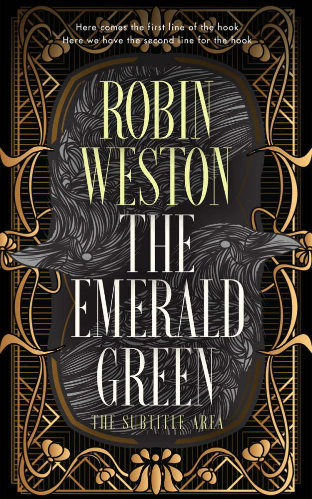 Front view of Cod Gray #22529 - Premade Fantasy Book Cover | BookCoverZone