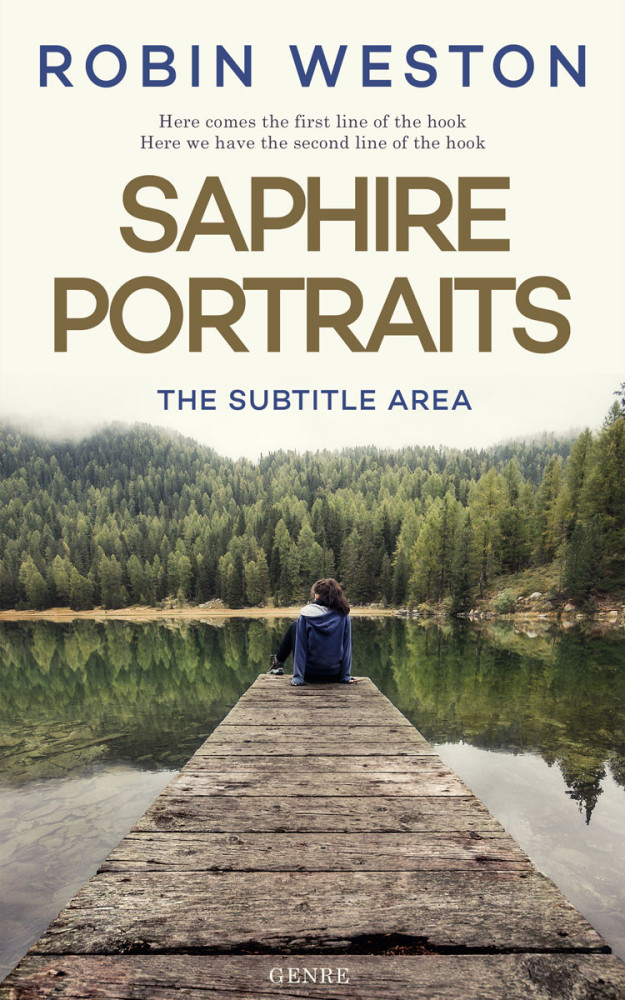 Front view of Satin Linen #22530 - Premade Teen & Young Adult Book Cover