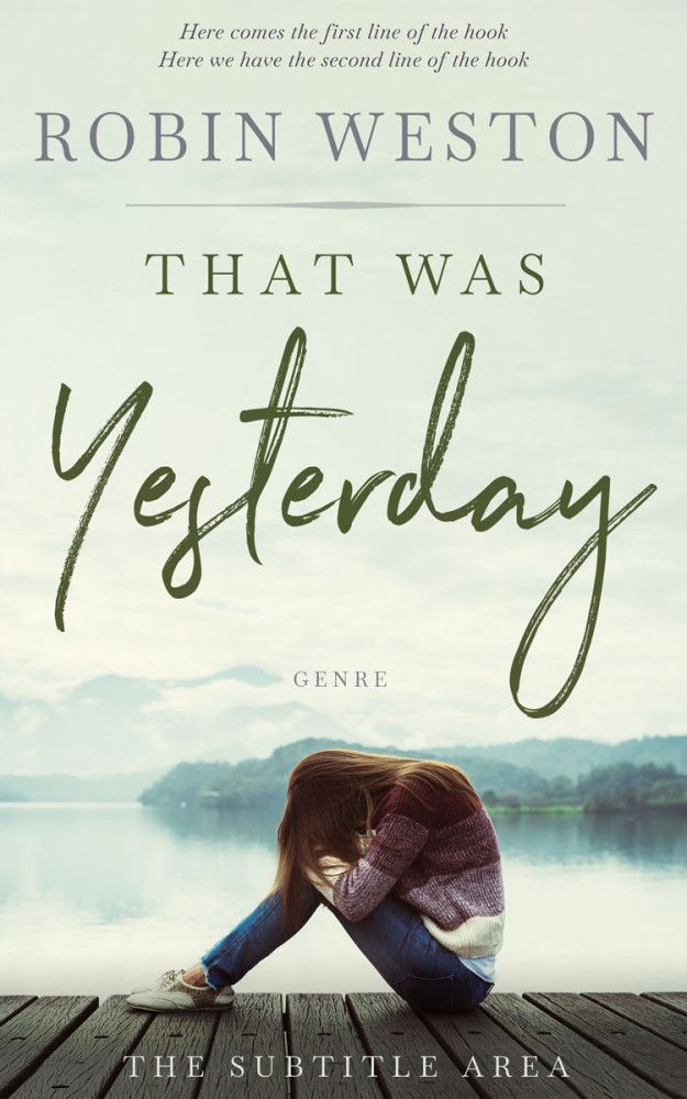 Front view of Periglacial Blue #22535 - Premade Teen & Young Adult Book Cover