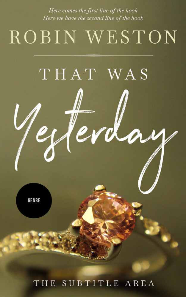 Front view of Yellow Metal #22560 - Premade Romance Book Cover | BookCoverZone