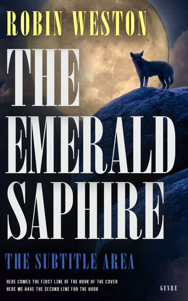 Front view of Shark #22583 - Premade Horror Book Cover | BookCoverZone