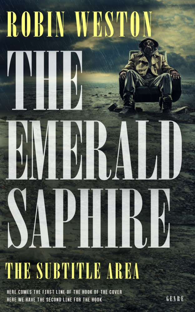 Front view of Tana #22584 - Premade Apocalyptica Book Cover