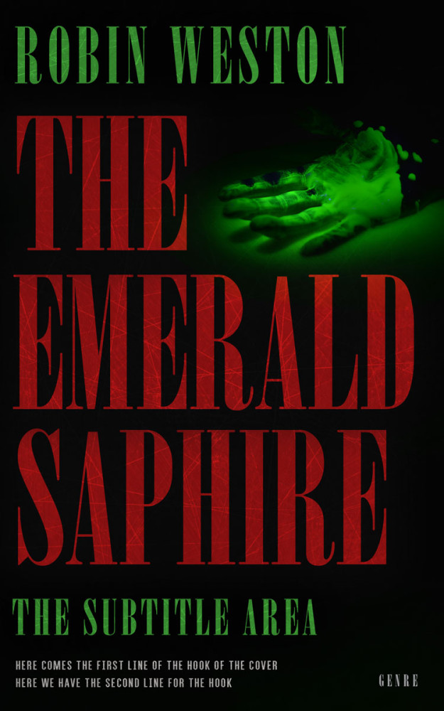 Front view of Tamarillo #22585 - Premade Apocalyptica Book Cover