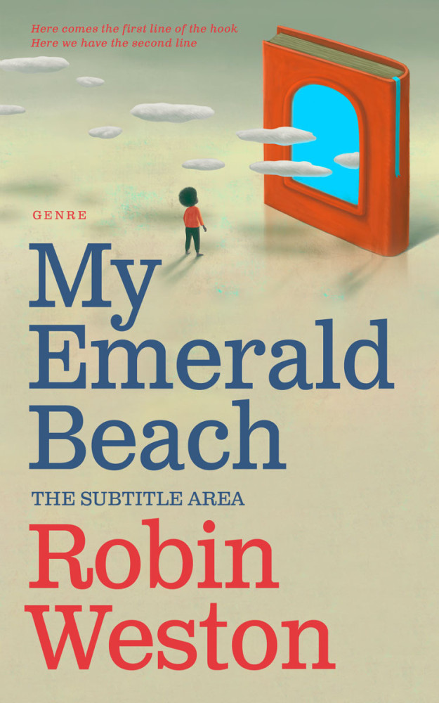 Front view of Thistle Green #22629 - Premade Education Book Cover