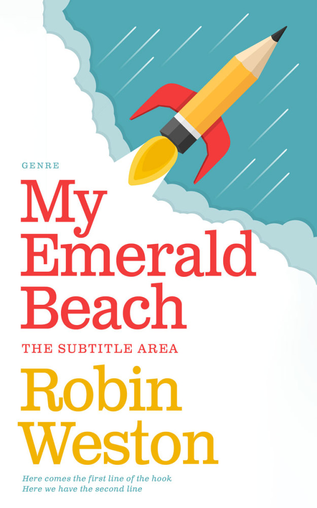 Front view of Tradewind #22631 - Premade Abstract Book Cover