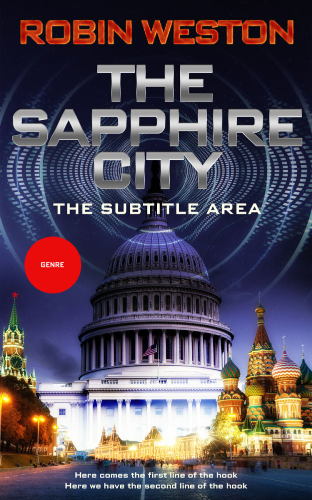 Front view of Tan #22664 - Premade Mystery & Thriller & Suspense Book Cover