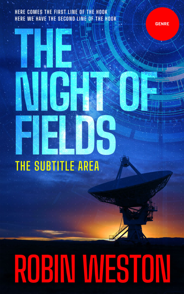 Front view of Jacksons Purple #22669 - Premade Science Fiction Book Cover