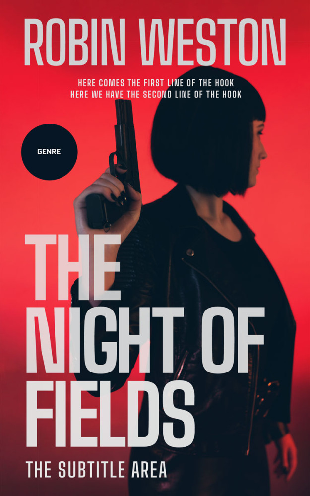 Front view of Brick Red #22671 - Premade Mystery & Thriller & Suspense Book Cover