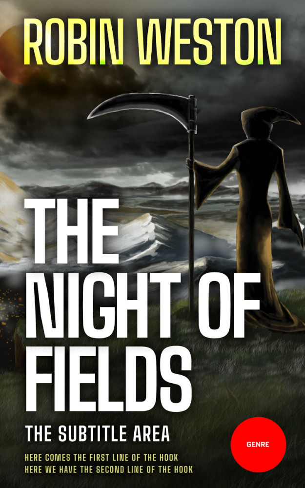 Front view of Log Cabin #22675 - Premade Horror Book Cover