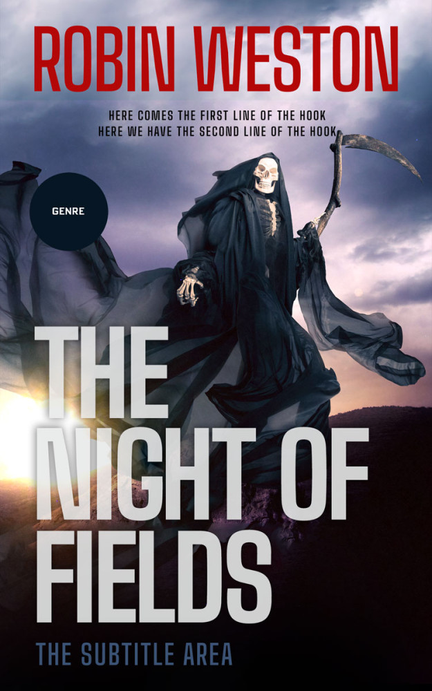 Front view of Cold Turkey #22679 - Premade Horror Book Cover