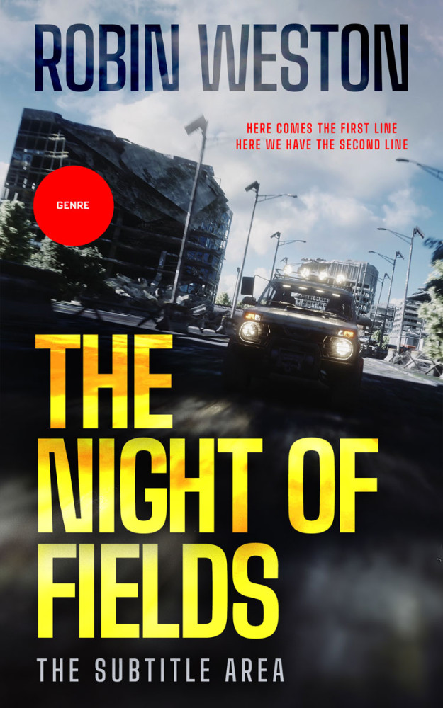 Front view of Shark #22686 - Premade Apocalyptica Book Cover