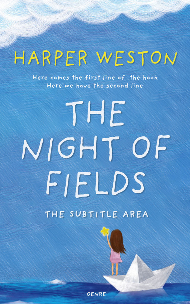 Front view of Danube #22702 - Premade Abstract Book Cover