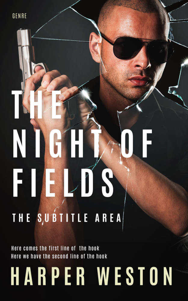 Front view of Tan #22724 - Premade Mystery & Thriller & Suspense Book Cover