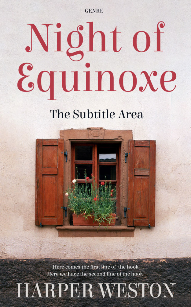 Front view of Dune #22728 - Premade Literary Fiction Book Cover