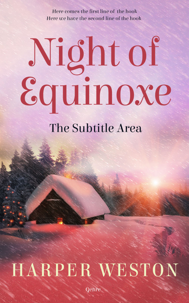 Front view of Melanie #22729 - Premade Literary Fiction Book Cover