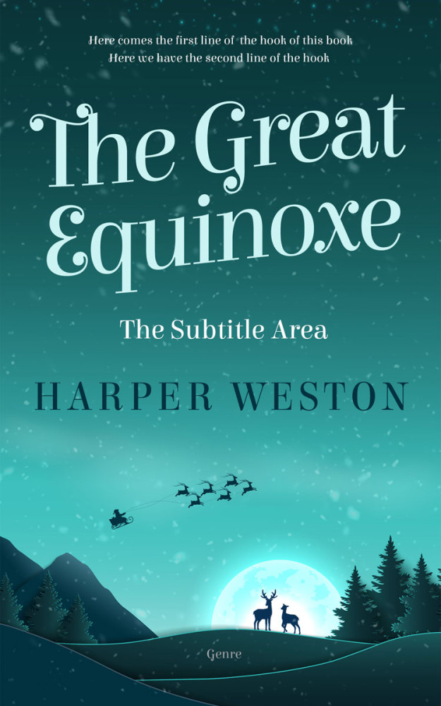 Front view of Elephant #22736 - Premade Abstract Book Cover