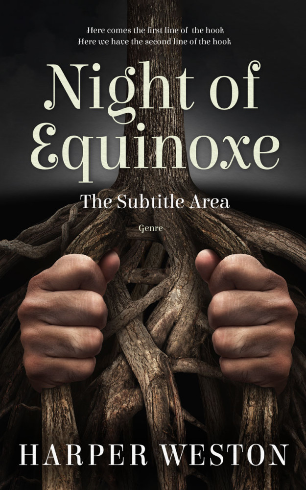 Front view of Zeus #22741 - Premade Literary Fiction Book Cover